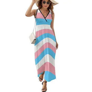 Trans Ponos Zastavo ( Obleko Korejski Moda Boho Plaže, Dolge Obleke Ženska Seksi Meri Maxi Obleko Ideja Za Darilo