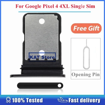 Za Google Pixel 4 4XL Držalo za Kartico SIM Reža za Enojni Pladenj Sim S Pin za Izmet Orodje za Nadomestne Dele