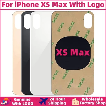 Za iPhone XS Max Stekla Nazaj Kritje Plošča Pokrov Baterije Zamenjava Delov Nov Originalni Barvi, Z logotipom Zadnja Vrata Stanovanja Stekla