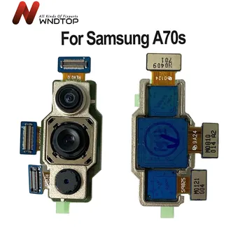 Visoko Kakovost Za Samsung Galaxy A70s Nazaj Kamere Flex Kabel Za A707 A707FN/DS Zadaj Glavna Kamera Velik fotoaparat A707F pred Kamero