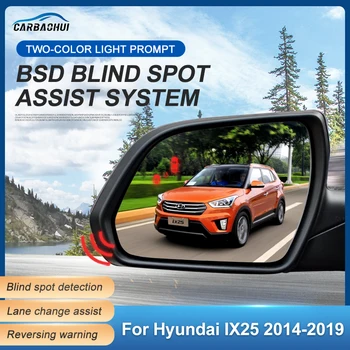 Avto Vzvratno Ogledalo Slepa Pega, Spremljanje Sistema BSD BSA BSM Radar Parkirni Senzor Pomoč Lane Spreminjanje Za Hyundai IX25 2014-2019