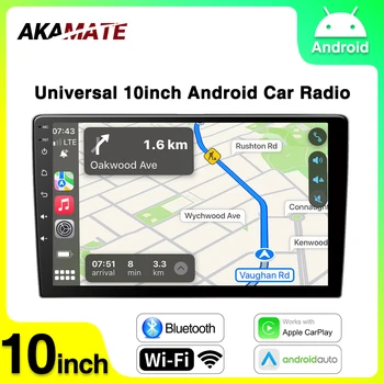 Univerzalni 10palčni Avto Radio, GPS Navigacija za Android Multimedijski Predvajalnik, Bluetooth, WiFi FM RDS za Nissan Toyota, Kia Honda Autoradio