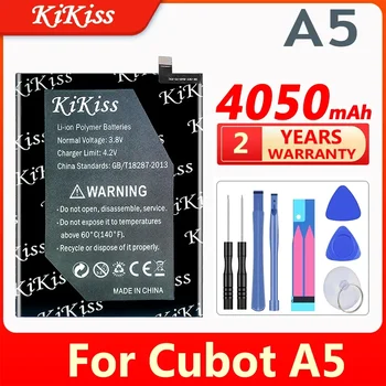 KiKiss 4050mAh Nadomestna Baterija za Cubot A5 5 Baterij
