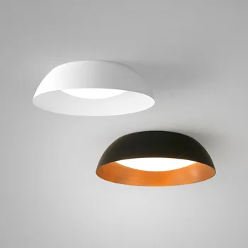 Sodobno minimalistično Krog Black LED Stropna svetilka Nordijska Razsvetljavo Kuhinjo, Spalnica Stropne Luči Dnevna Soba Stropne Razsvetljave