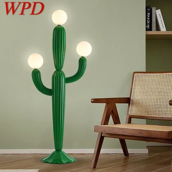 WPD Nordijska Kaktus Talna Svetilka Krema Slog, Dnevna Soba, Spalnica LED Ustvarjalnost Dekorativni Vzdušje