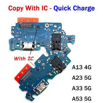 20Pcs/sklopov, Za Samsung A13 A23 4G A04S A42 A53 A33 5G A13S A04 NOVO Polnjenje prek kabla USB Priključek Odbor Dock Flex Kabel Z Micro