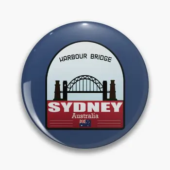 Harbour Bridge V Sydney Avstralija Mehko Gumb Pin Lepe Obleke Kreativne Smešno Ženske Ljubimec Klobuk Dekor Ovratnik Kovinska Broška