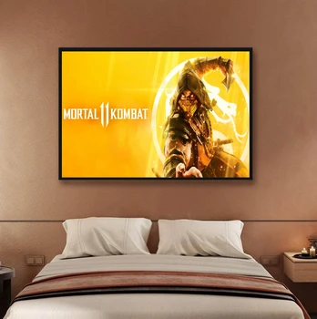 Mortal Kombat 11 Video Igre Platno Plakat Doma Stensko Slikarstvo Dekoracijo (Brez Okvirja)