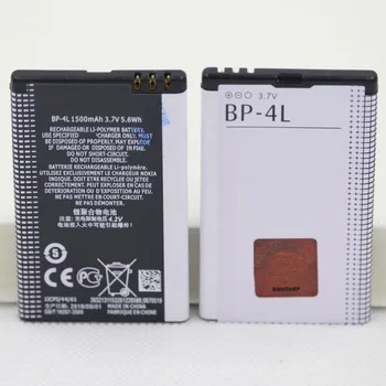 ISUNOO 1500mah BP-4L Baterija Za Nokia E61i E63 E90 E95 E71 6650 6760 N97 N810 E72 E52 BP4L Mobilni Telefon zamenjava baterije