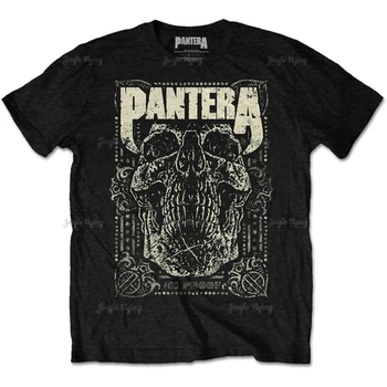 Pantera 101% Dokazilo Dimebag Darrell Lobanje Tee T-Shirt Mens Unisex Estetske Krog Vratu Kratek Rokav